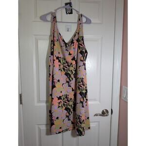 Womens PFG Freezer III 3x dress in black retropical color